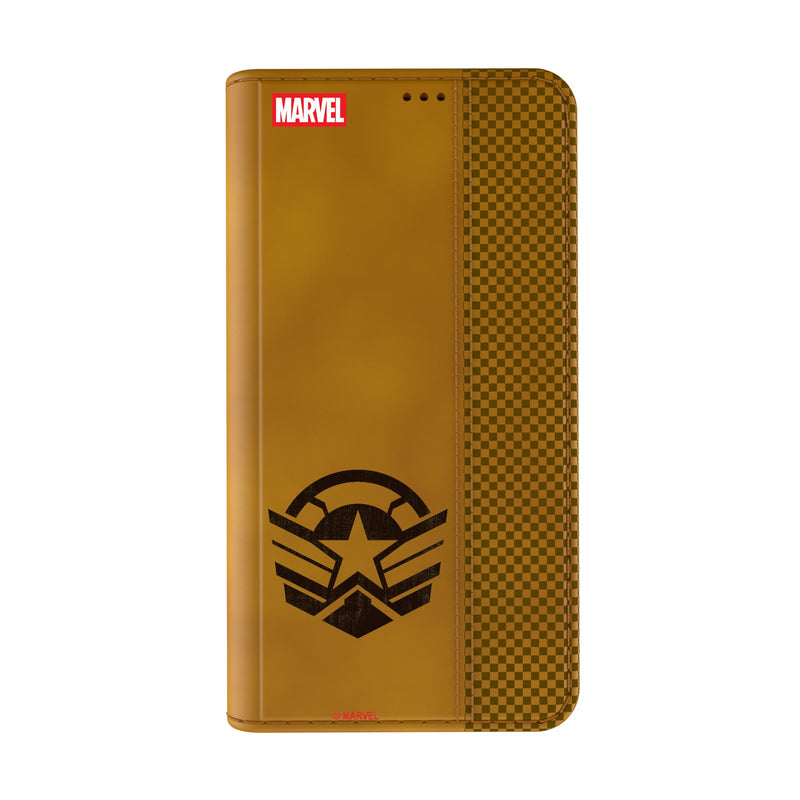 Marvel Avengers Sam Wilson Captain America Sigil iPhone Folio Phone Case for Apple iPhone Closed.Jpg