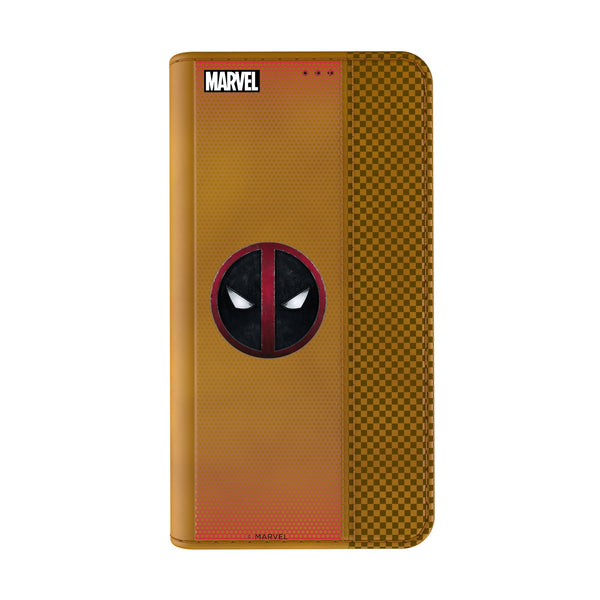 Marvel Deadpool Grid iPhone Folio Phone Case for Apple iPhone Closed.Jpg