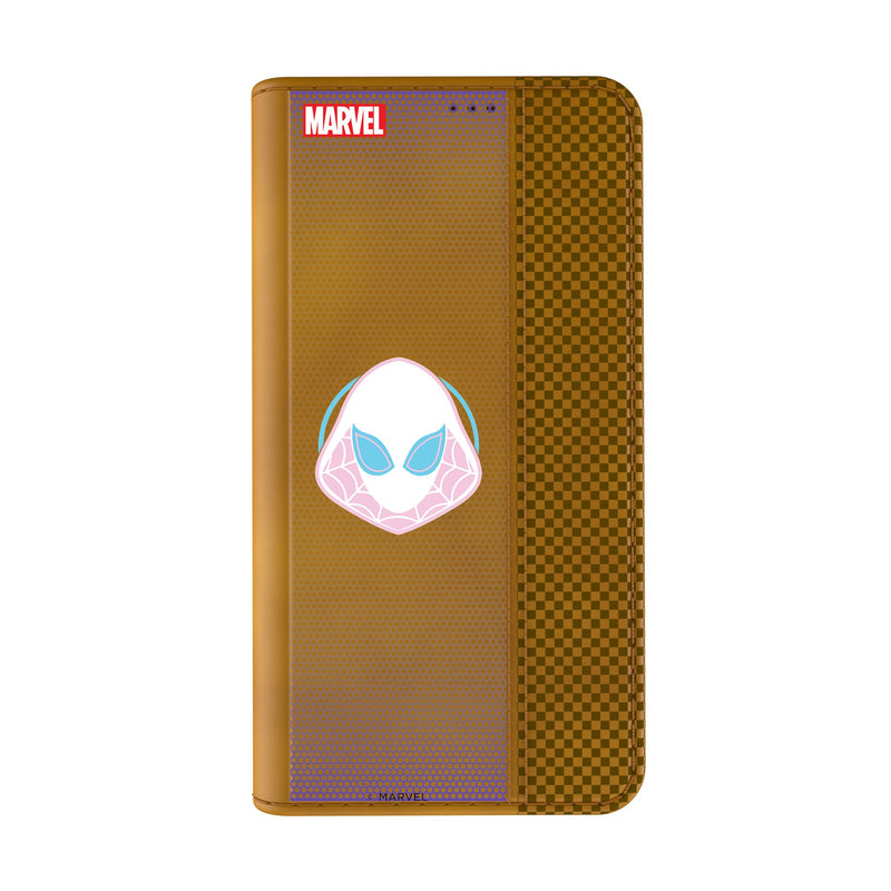 Marvel Spider-Gwen Grid iPhone Folio Phone Case Closed.Jpg