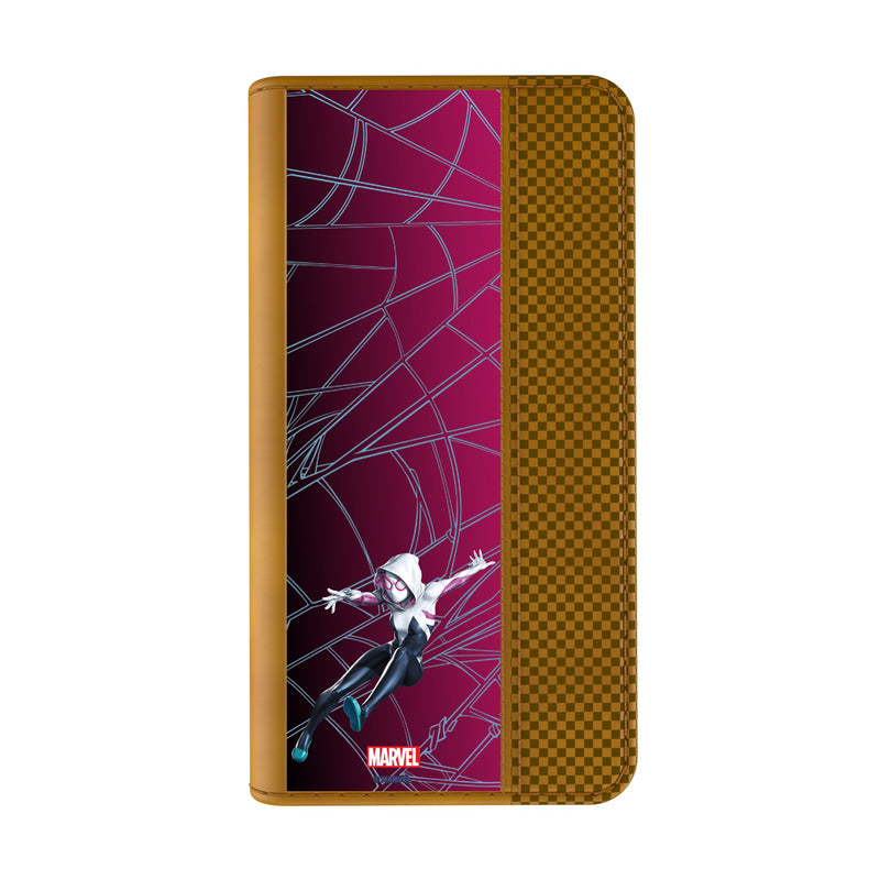 Marvel Spider-Gwen MechLine iPhone Folio Phone Case for Apple iPhone Closed.Jpg