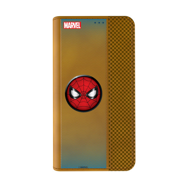 Marvel Spider-Man Grid iPhone Folio Phone Case for Apple iPhone Closed.Jpg