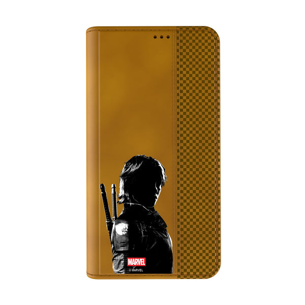 Marvel Thunderbolts Badge iPhone Folio Phone Case for Apple iPhone Closed.Jpg