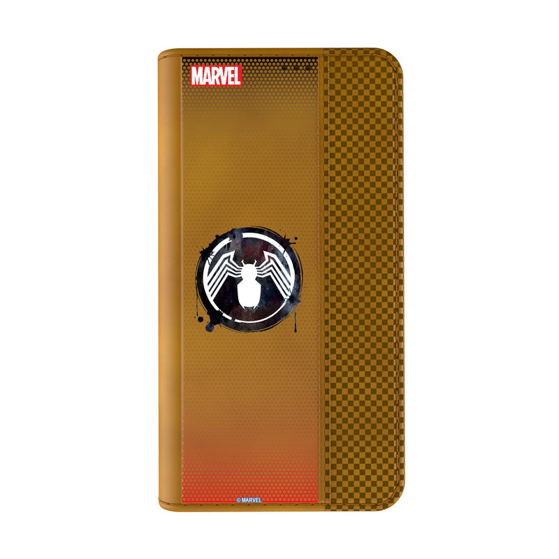 Marvel Venom Grid iPhone Folio Phone Case for Apple iPhone Closed.Jpg