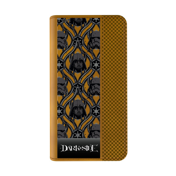 Star Wars Dark Side Pattern iPhone Folio Phone Case for Apple iPhone Closed.Jpg