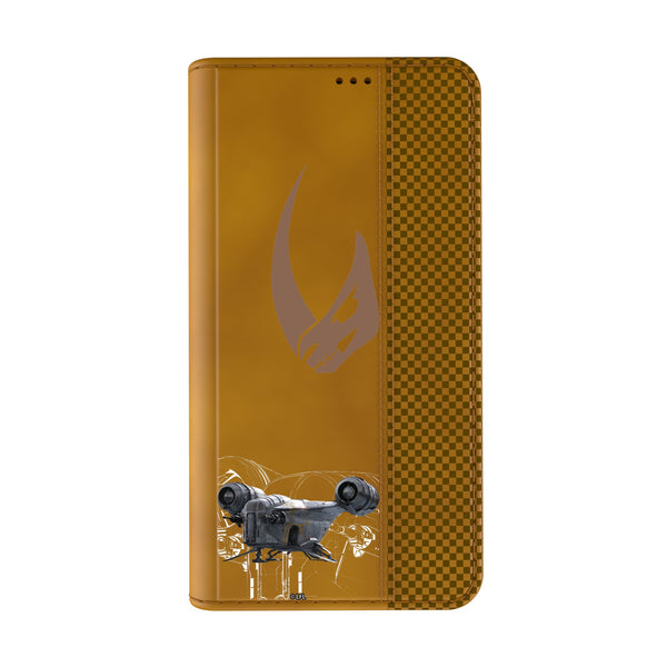 Star Wars Razor Crest FactionTech iPhone Folio Phone Case for Apple iPhone Closed.Jpg