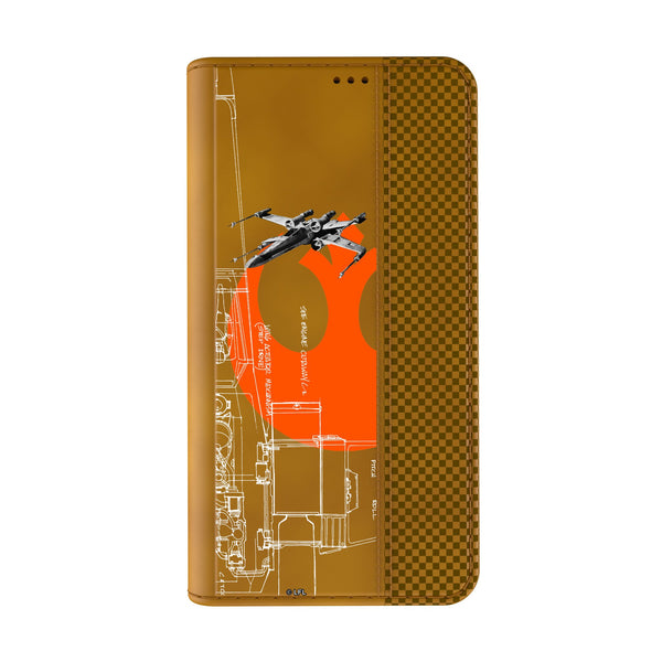 Star Wars X-Wing FactionTech iPhone Folio Phone Case for Apple iPhone Closed.Jpg
