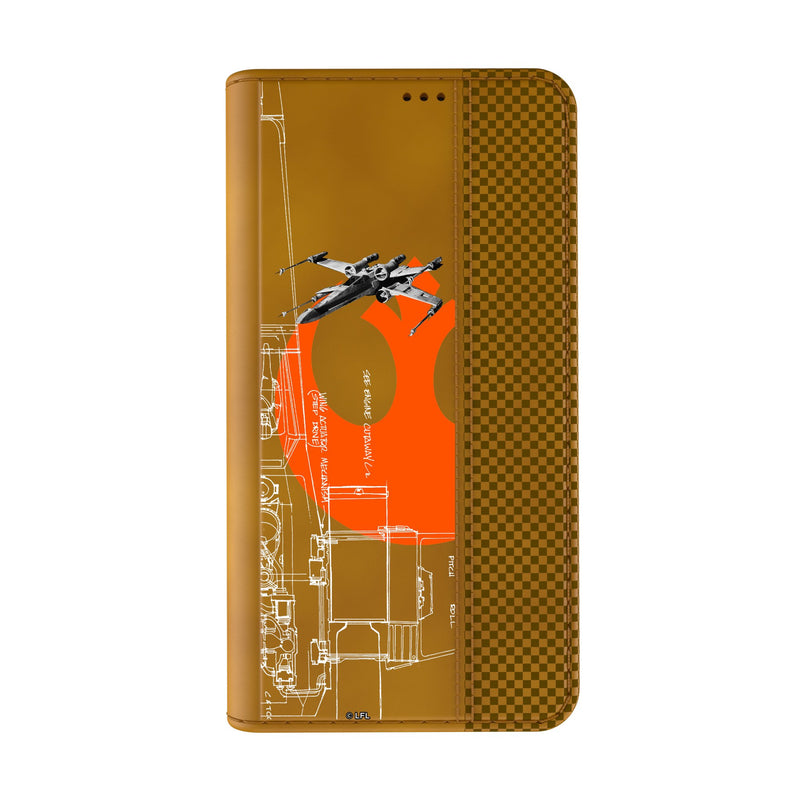 Star Wars X-Wing FactionTech iPhone Folio Phone Case for Apple iPhone Closed.Jpg
