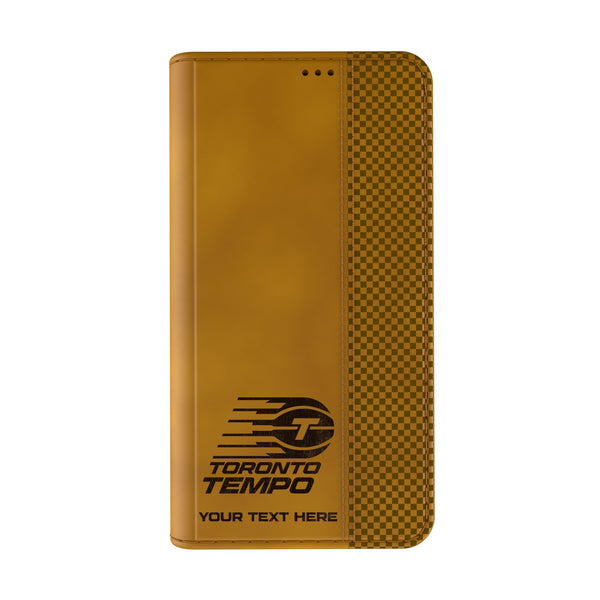 Toronto Tempo Personalized Burn iPhone Folio Phone Case for Apple iPhone Closed.Jpg