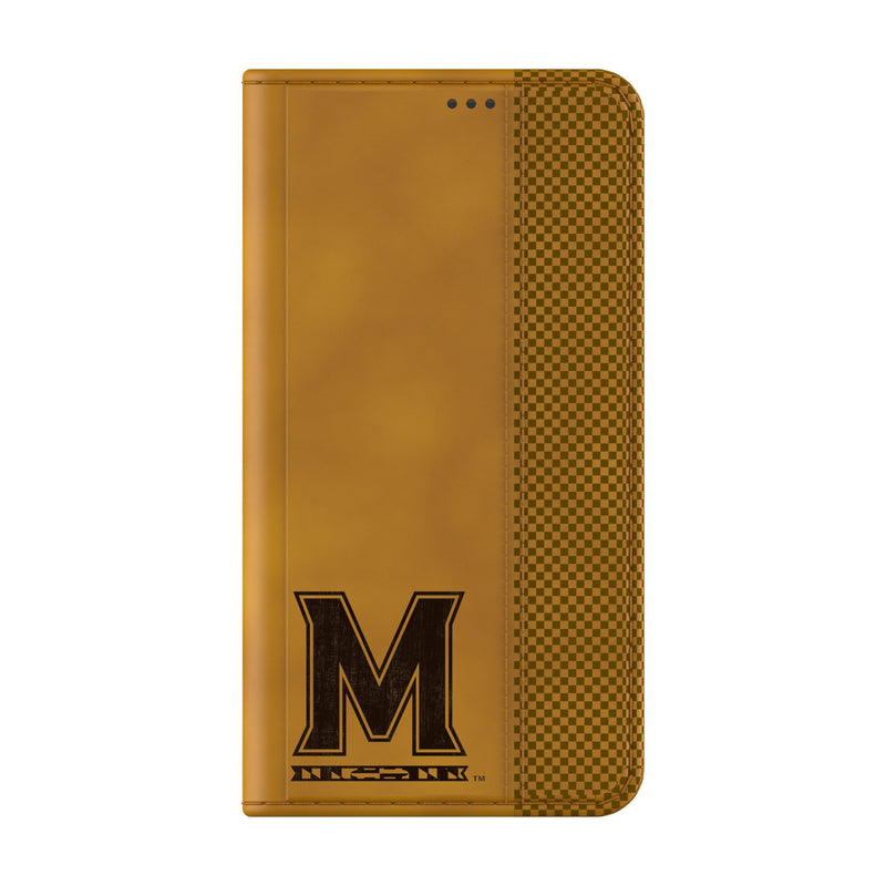 University of Maryland Terrapins Burn Galaxy Folio Phone Case Closed.Jpg