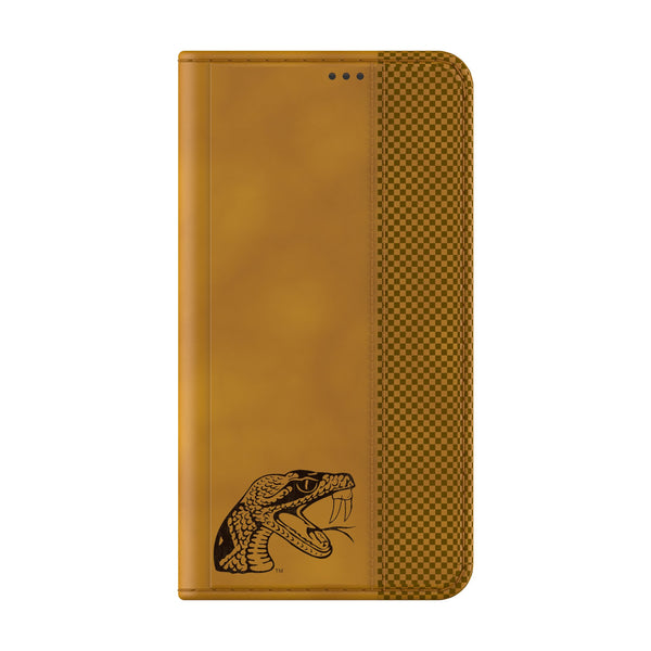 Florida A&M University Rattlers Burn Galaxy Folio Phone Case for Samsung Galaxy Closed.Jpg
