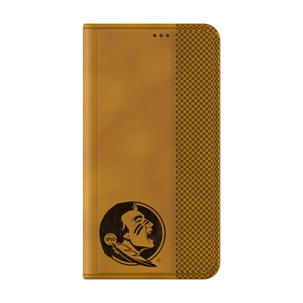 Florida State University Seminoles Burn Galaxy Folio Phone Case for Samsung Galaxy Closed.Jpg