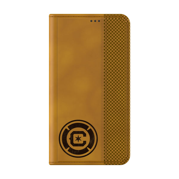 Chicago Fire Burn Galaxy Folio Phone Case for Samsung Galaxy Closed.Jpg