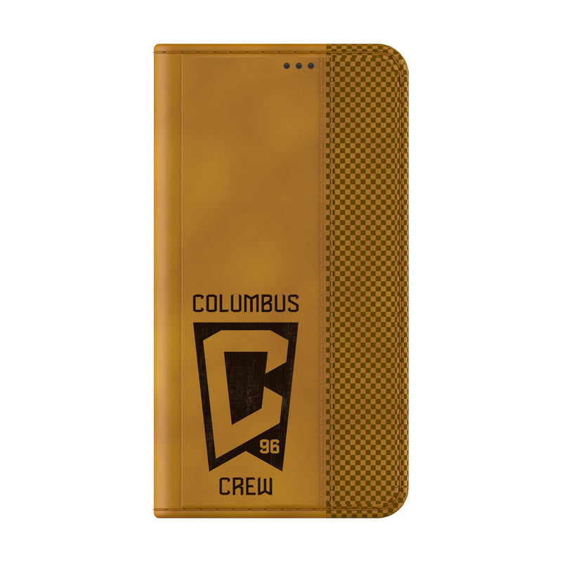 Columbus Crew Burn Galaxy Folio Phone Case for Samsung Galaxy Closed.Jpg