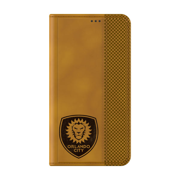 Orlando City Soccer Club Burn Galaxy Folio Phone Case for Samsung Galaxy Closed.Jpg