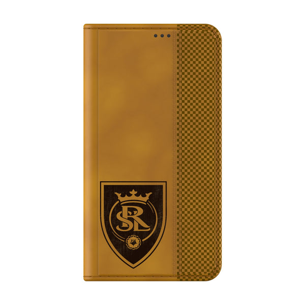 Real Salt Lake Burn Galaxy Folio Phone Case for Samsung Galaxy Closed.Jpg