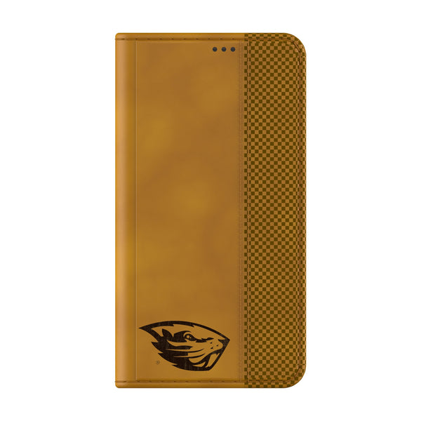 Oregon State University Beavers Burn Galaxy Folio Phone Case for Samsung Galaxy Closed.Jpg