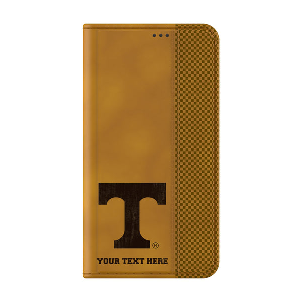 University of Tennessee Volunteers Personalized Burn Galaxy Folio Phone Case for Samsung Galaxy Closed.Jpg