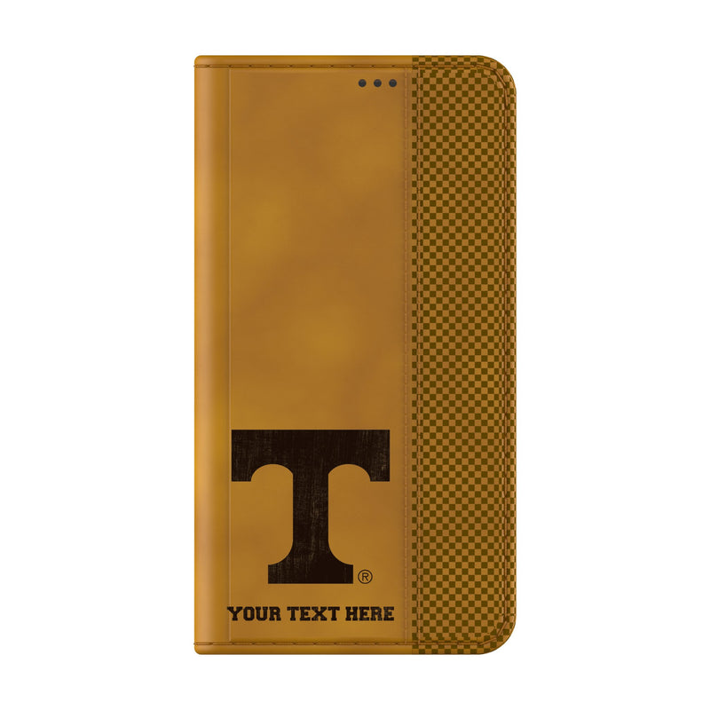University of Tennessee Volunteers Personalized Burn Galaxy Folio Phone Case for Samsung Galaxy Closed.Jpg