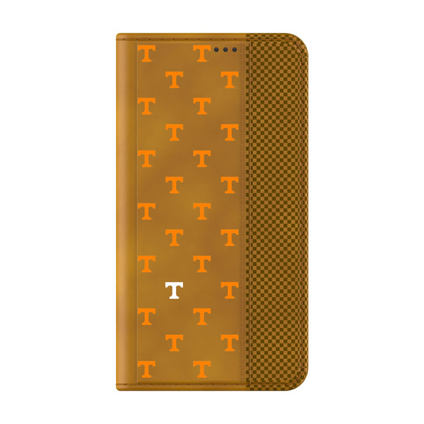 University of Tennessee Volunteers Fashion Pattern Galaxy Folio Phone Case for Samsung Galaxy Closed.Jpg