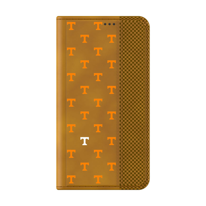University of Tennessee Volunteers Fashion Pattern Galaxy Folio Phone Case for Samsung Galaxy Closed.Jpg