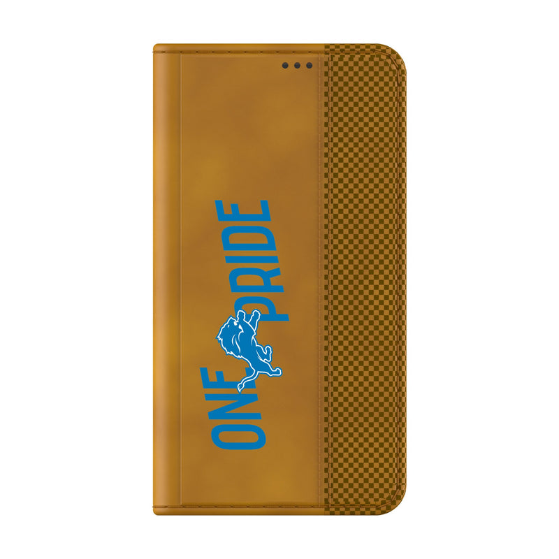 Detroit Lions 2024 Illustrated Limited Edition Galaxy Folio Phone Case Closed.Jpg