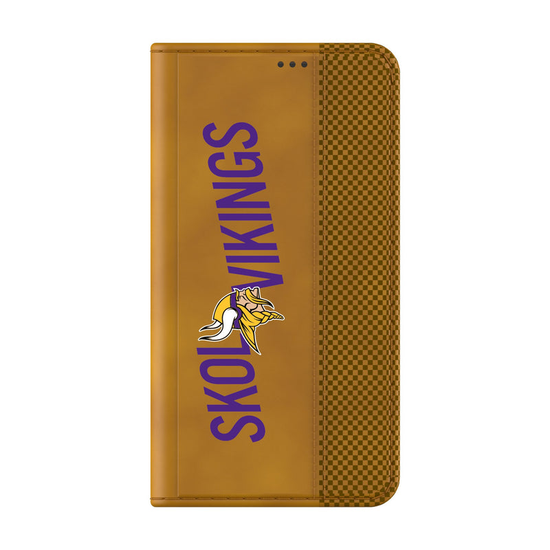 Minnesota Vikings 2024 Edition Galaxy Folio Phone Case for Samsung Galaxy Closed.Jpg