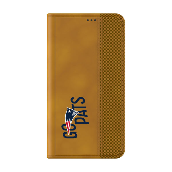 New England Patriots 2024 Illustrated Limited Edition Galaxy Folio Phone Case Closed.Jpg