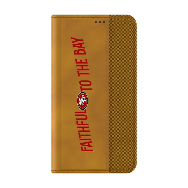 San Francisco 49ers 2024 Illustrated Limited Edition Galaxy Folio Phone Case Closed.Jpg