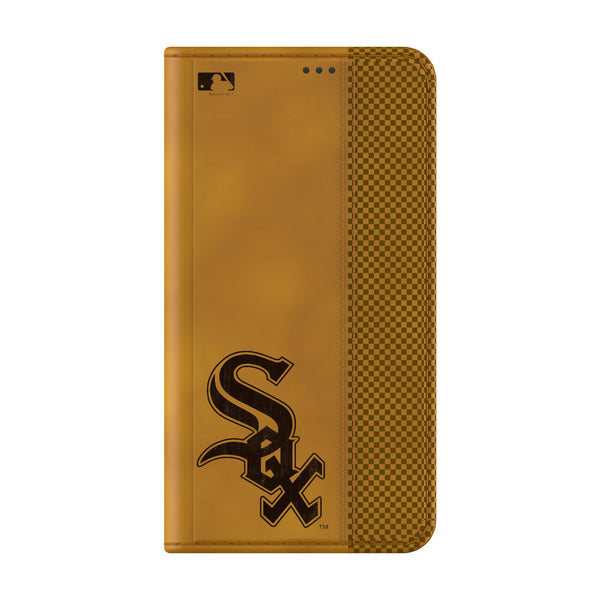 Chicago White Sox Burn Galaxy Folio Phone Case Closed.Jpg