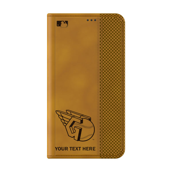 Cleveland Guardians Personalized Burn Galaxy Folio Phone Case for Samsung Galaxy Closed.Jpg