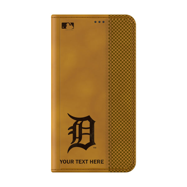 Detroit Tigers Personalized Burn Galaxy Folio Phone Case for Samsung Galaxy Closed.Jpg