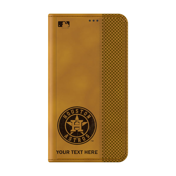 Houston Astros Personalized Burn Galaxy Folio Phone Case for Samsung Galaxy Closed.Jpg