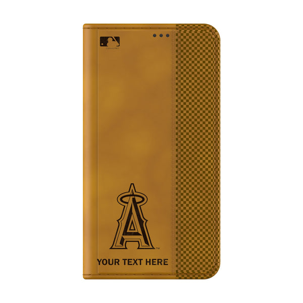 Los Angeles Angels Personalized Burn Galaxy Folio Phone Case for Samsung Galaxy Closed.Jpg
