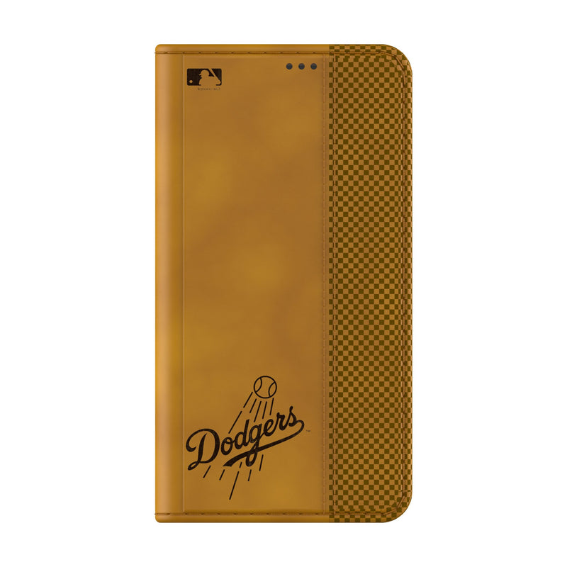 LA Dodgers Burn Galaxy Folio Phone Case Closed.Jpg