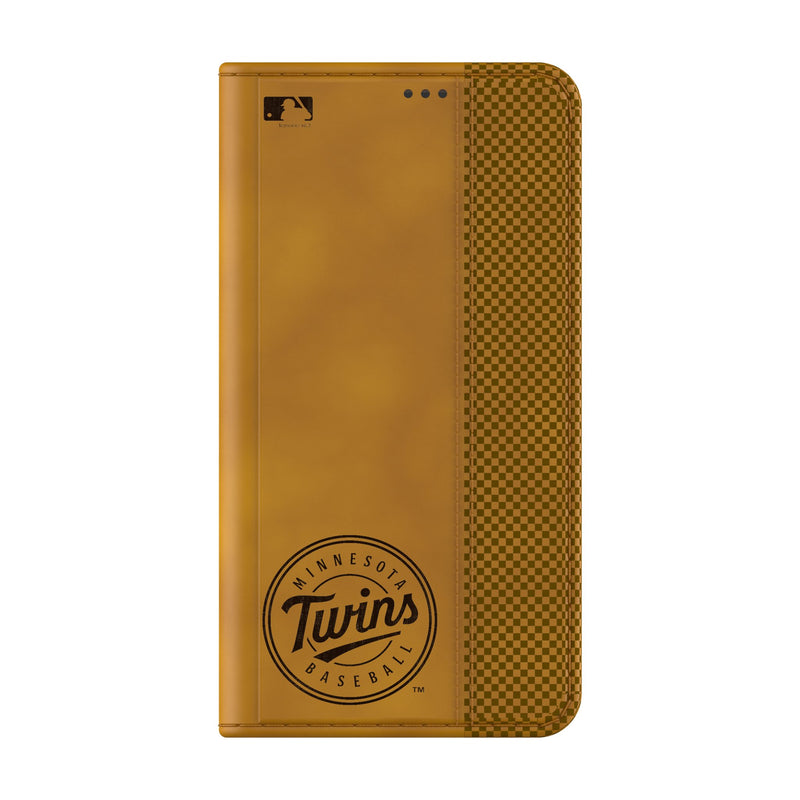 Minnesota Twins Burn Galaxy Folio Phone Case for Samsung Galaxy Closed.Jpg