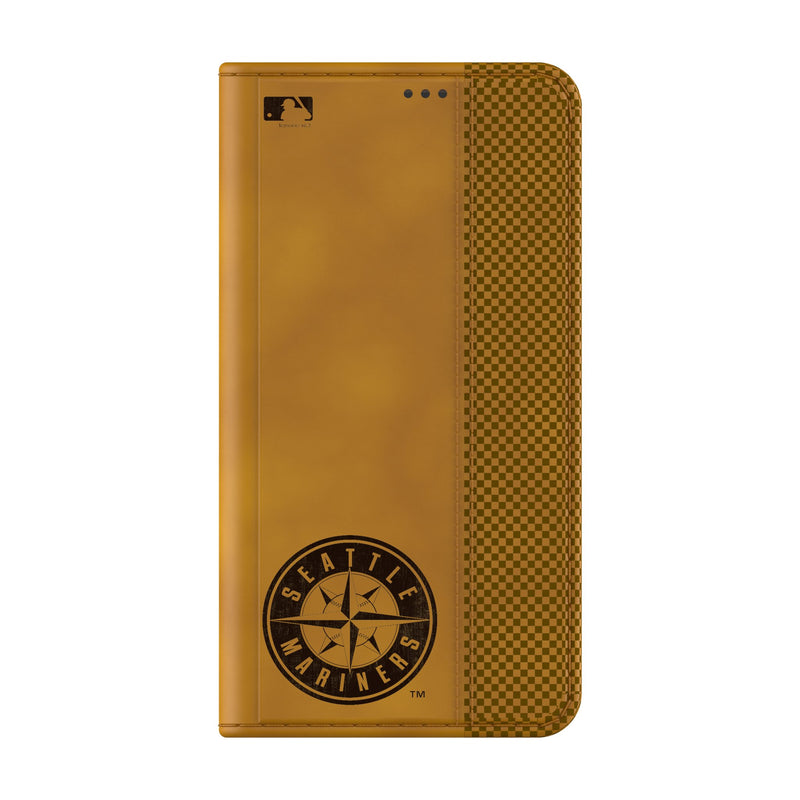Seattle Mariners Burn Galaxy Folio Phone Case for Samsung Galaxy Closed.Jpg