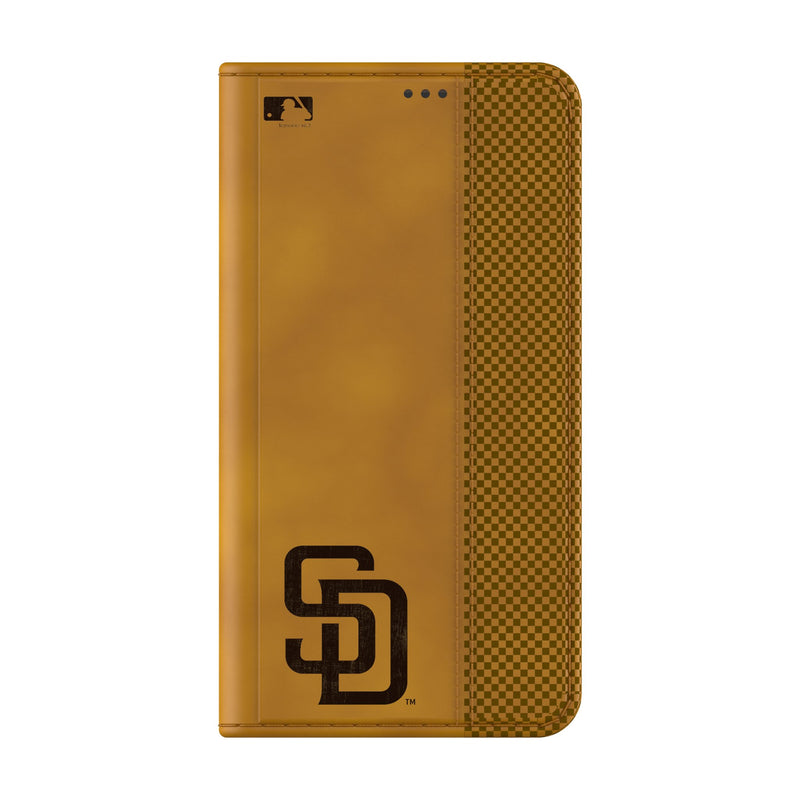 San Diego Padres Burn Galaxy Folio Phone Case for Samsung Galaxy Closed.Jpg