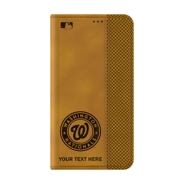 Washington Nationals Personalized Burn Galaxy Folio Phone Case for Samsung Galaxy Closed.Jpg