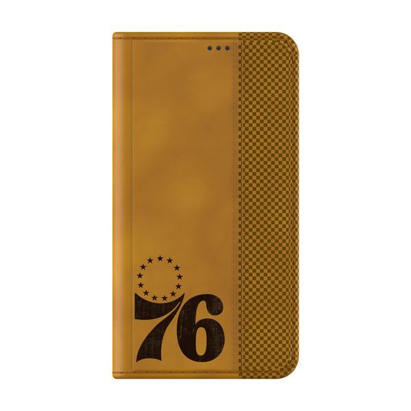 Philadelphia 76ers Burn Galaxy Folio Phone Case Closed.Jpg