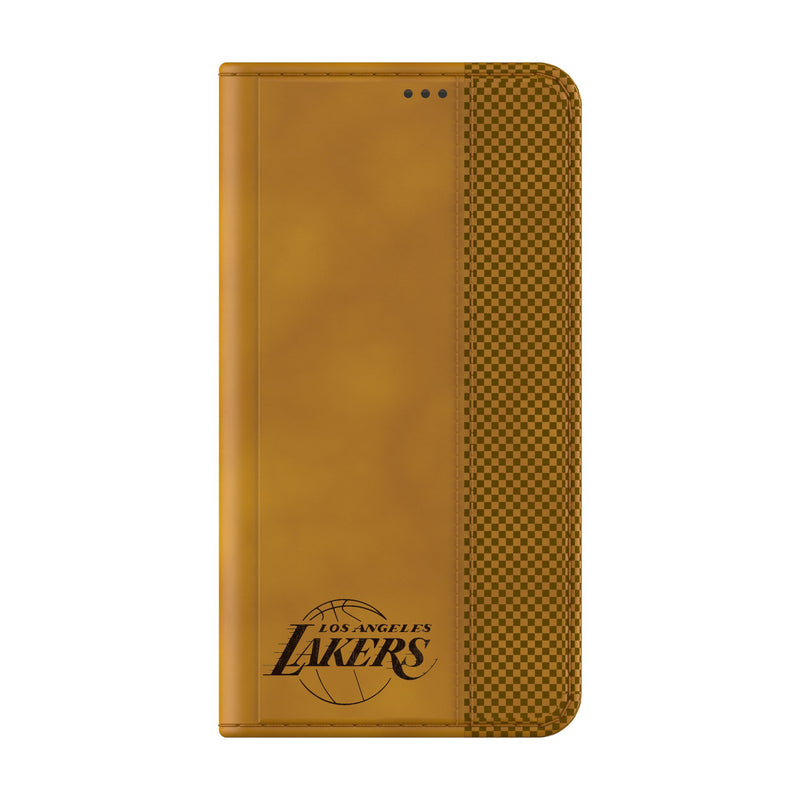 Los Angeles Lakers Burn Galaxy Folio Phone Case for Samsung Galaxy Closed.Jpg