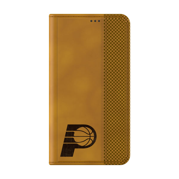 Indiana Pacers Burn Galaxy Folio Phone Case for Samsung Galaxy Closed.Jpg