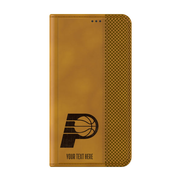 Indiana Pacers Personalized Burn Galaxy Folio Phone Case for Samsung Galaxy Closed.Jpg
