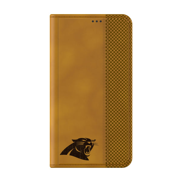 Carolina Panthers Burn Galaxy Folio Phone Case for Samsung Galaxy Closed.Jpg