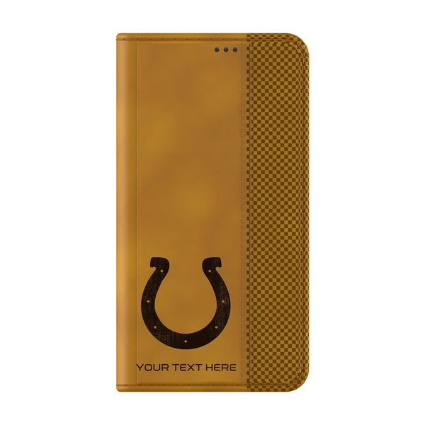 Indianapolis Colts Personalized Burn Galaxy Folio Phone Case for Samsung Galaxy Closed.Jpg