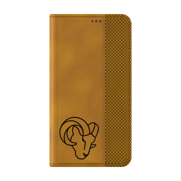 Los Angeles Rams Burn Galaxy Folio Phone Case for Samsung Galaxy Closed.Jpg