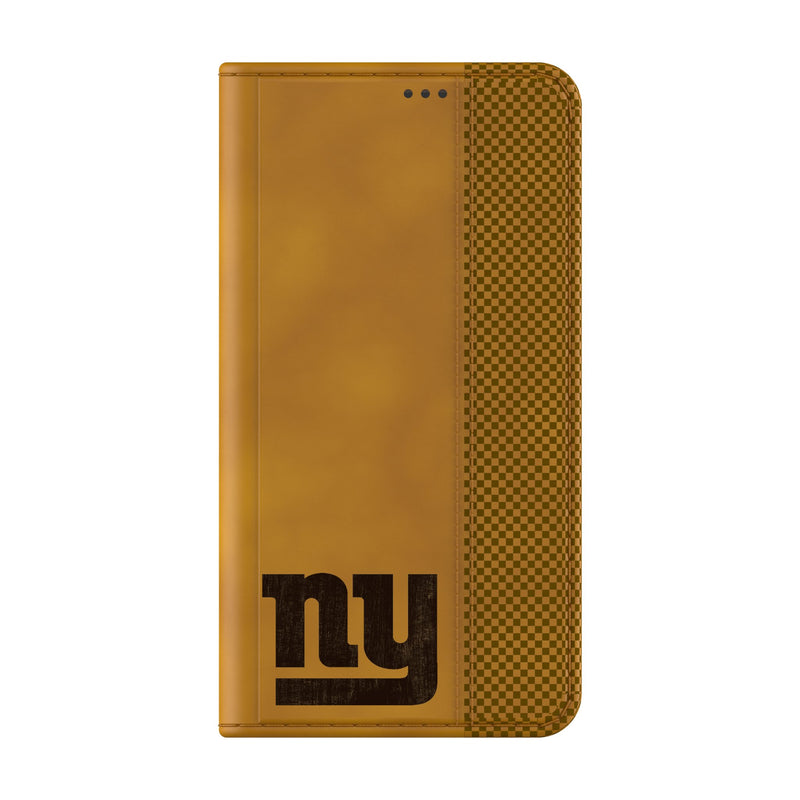 New York Giants Burn Galaxy Folio Phone Case Closed.Jpg