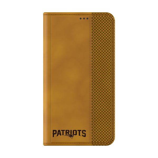 New England Patriots Burn Galaxy Folio Phone Case Closed.Jpg