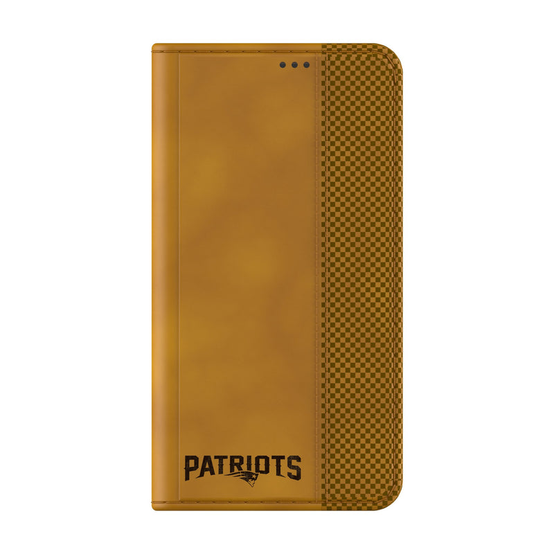 New England Patriots Burn Galaxy Folio Phone Case Closed.Jpg