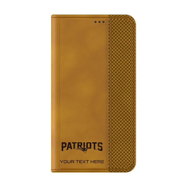 New England Patriots Personalized Burn Galaxy Folio Phone Case for Samsung Galaxy Closed.Jpg