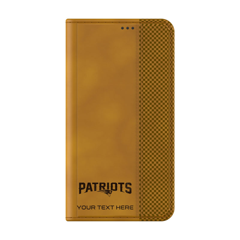 New England Patriots Personalized Burn Galaxy Folio Phone Case for Samsung Galaxy Closed.Jpg